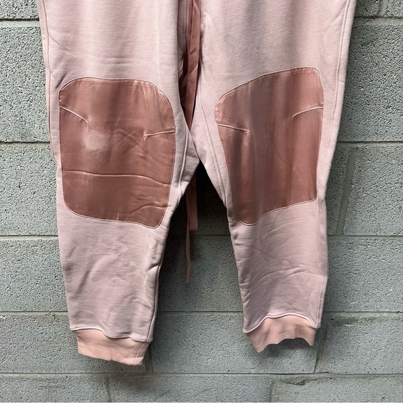 Nahmias Pink Silk Trim Sweatpants - Picture 8 of 8